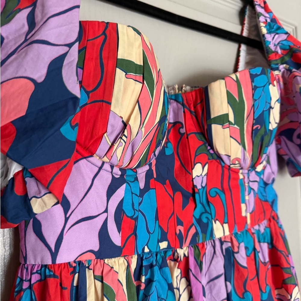 TUCKERNUCK multicolor Climbing Cosmos Valerie Dress 12 - Picture 6 of 12